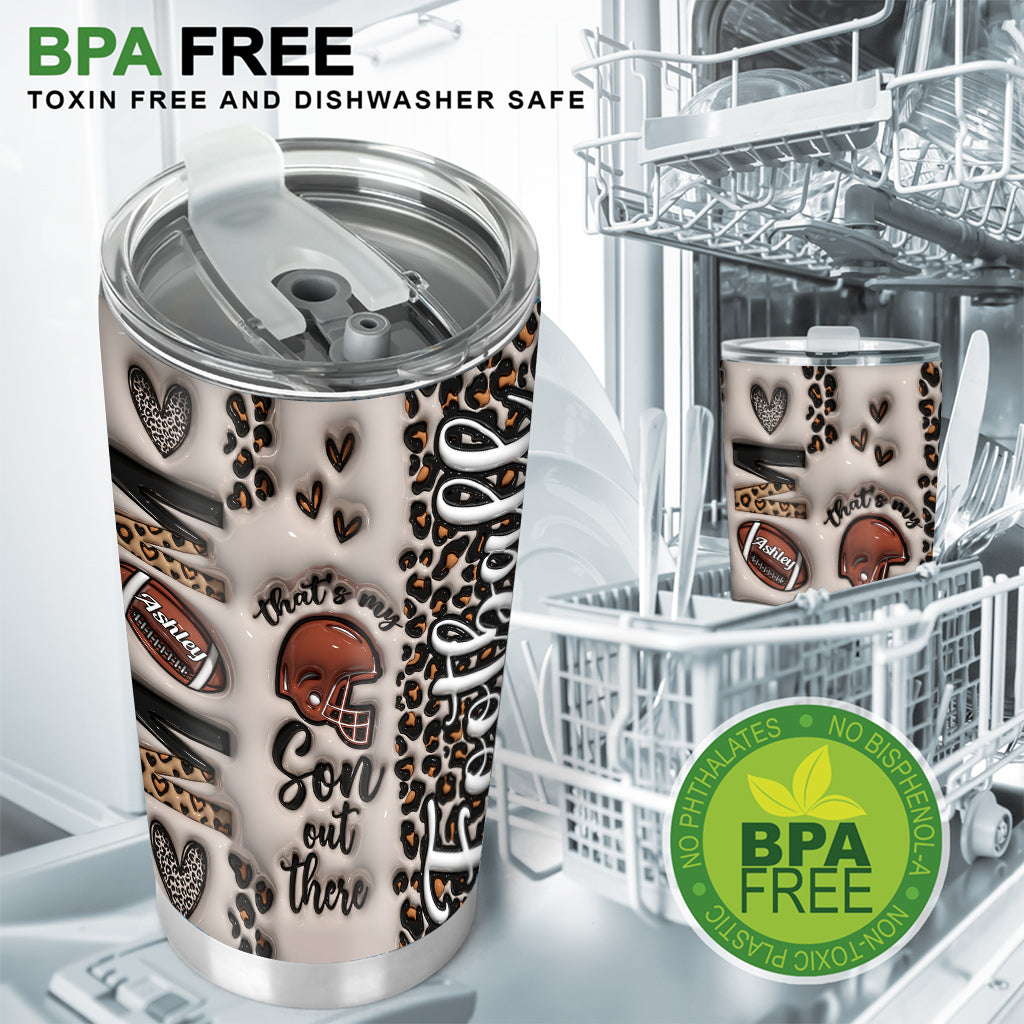 That's My Son - Personalized Football Tumbler