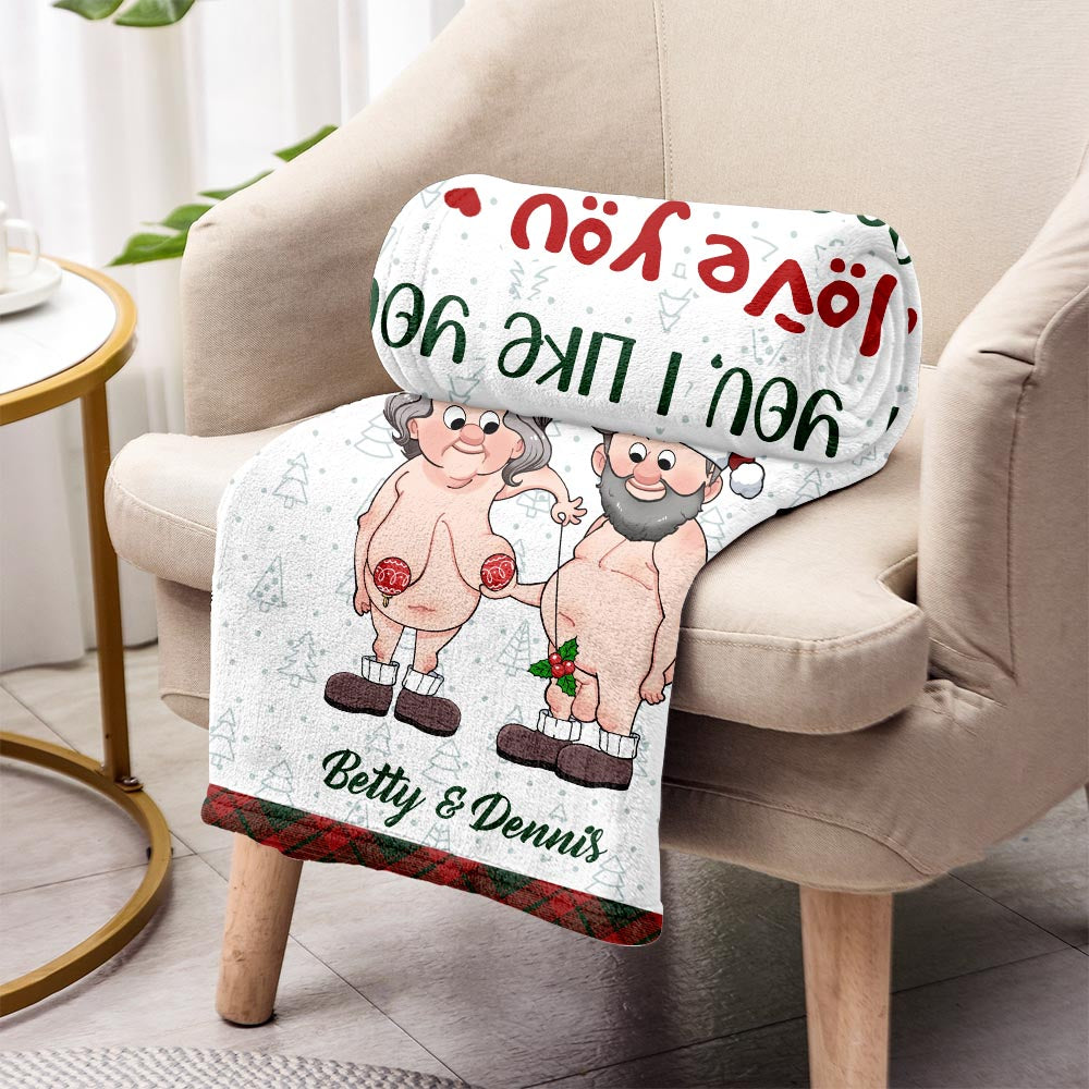 Ich werde mit dir alt – Geschenk für Ehemann, Ehefrau – Personalisierte Decke
