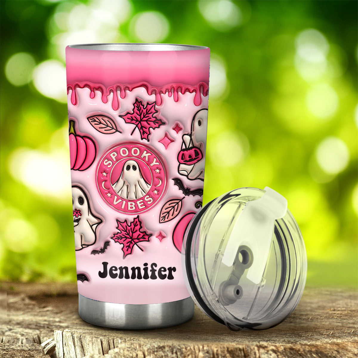 Gruselige Stimmung – Personalisierter Halloween-Becher