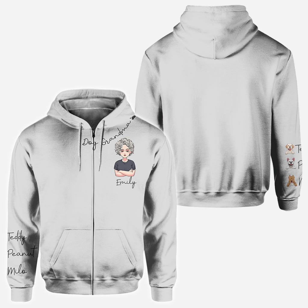 I Love You Grandma - Personalized Dog All Over Shirt