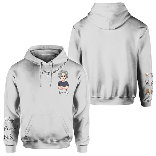 I Love You Grandma - Personalized Dog All Over Shirt