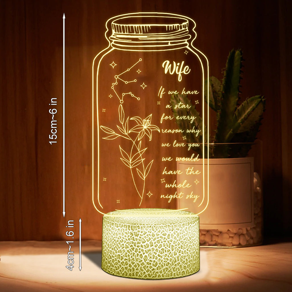 Sternzeichen-Geburtsblume – Geschenk für Mama, Oma, Tochter, Ehefrau, Freundin, Papa, Opa, Freund, Ehemann – Personalisierte, geformte Plakettenleuchte