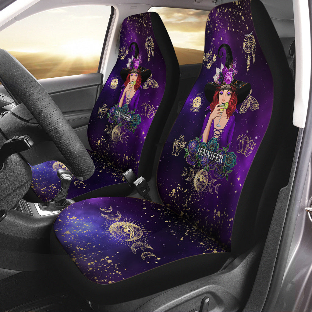 Leg dich nicht mit meiner Energie an – Personalisierte Hexen-Sitzbezüge