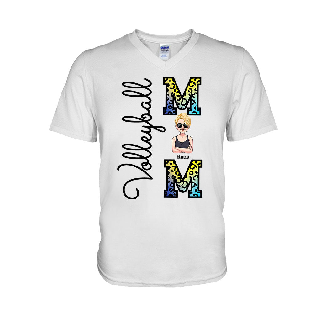 Volleyball-Mama – Personalisiertes Volleyball-T-Shirt und Hoodie