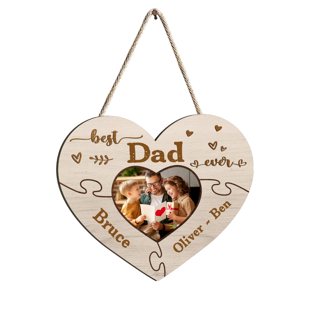 Die beste Oma aller Zeiten – Geschenk für Oma, Opa, Mama, Papa, Tante, Onkel, Schwester, Bruder – Personalisiertes Holzschild