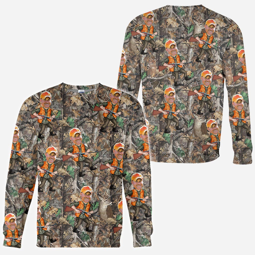 Foto eingefügter Jäger - Personalisiertes Jagd-T-Shirt