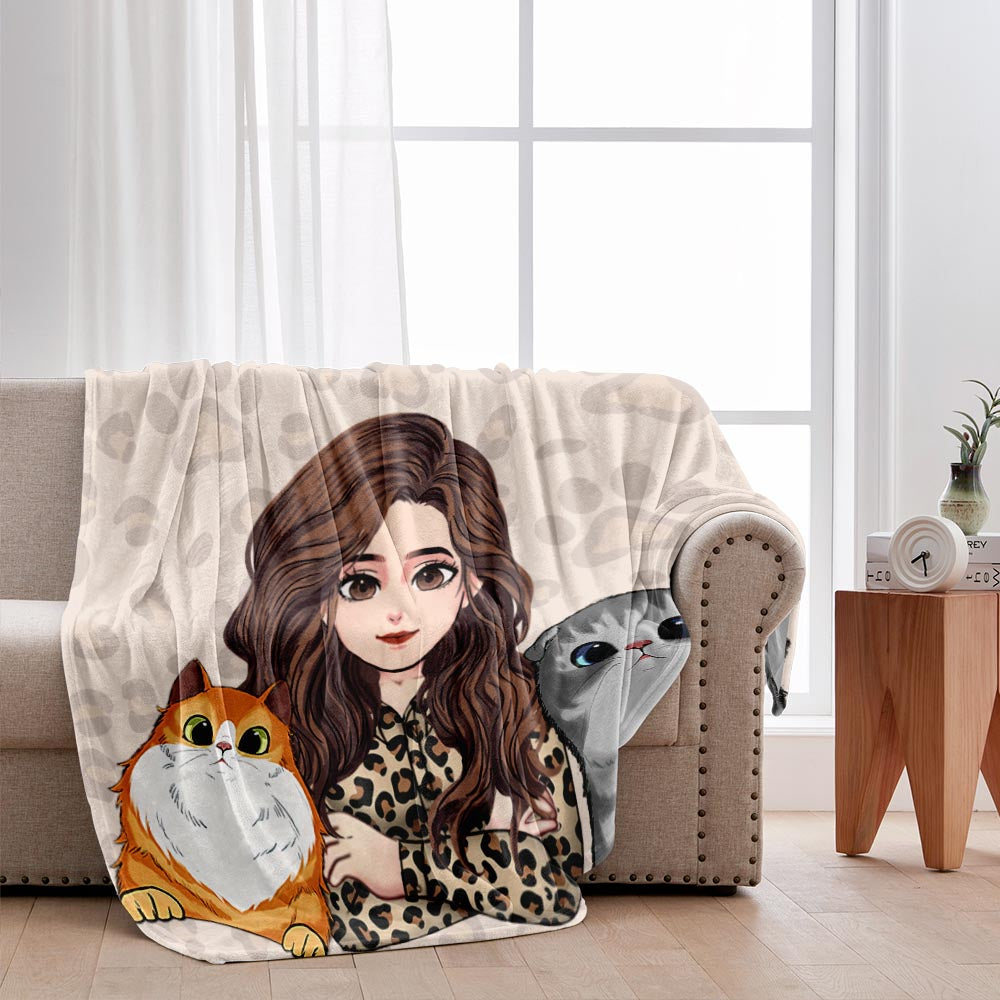 Kuscheldecke für Haustiere – Geschenk für Katzenliebhaber – Personalisierte Decke