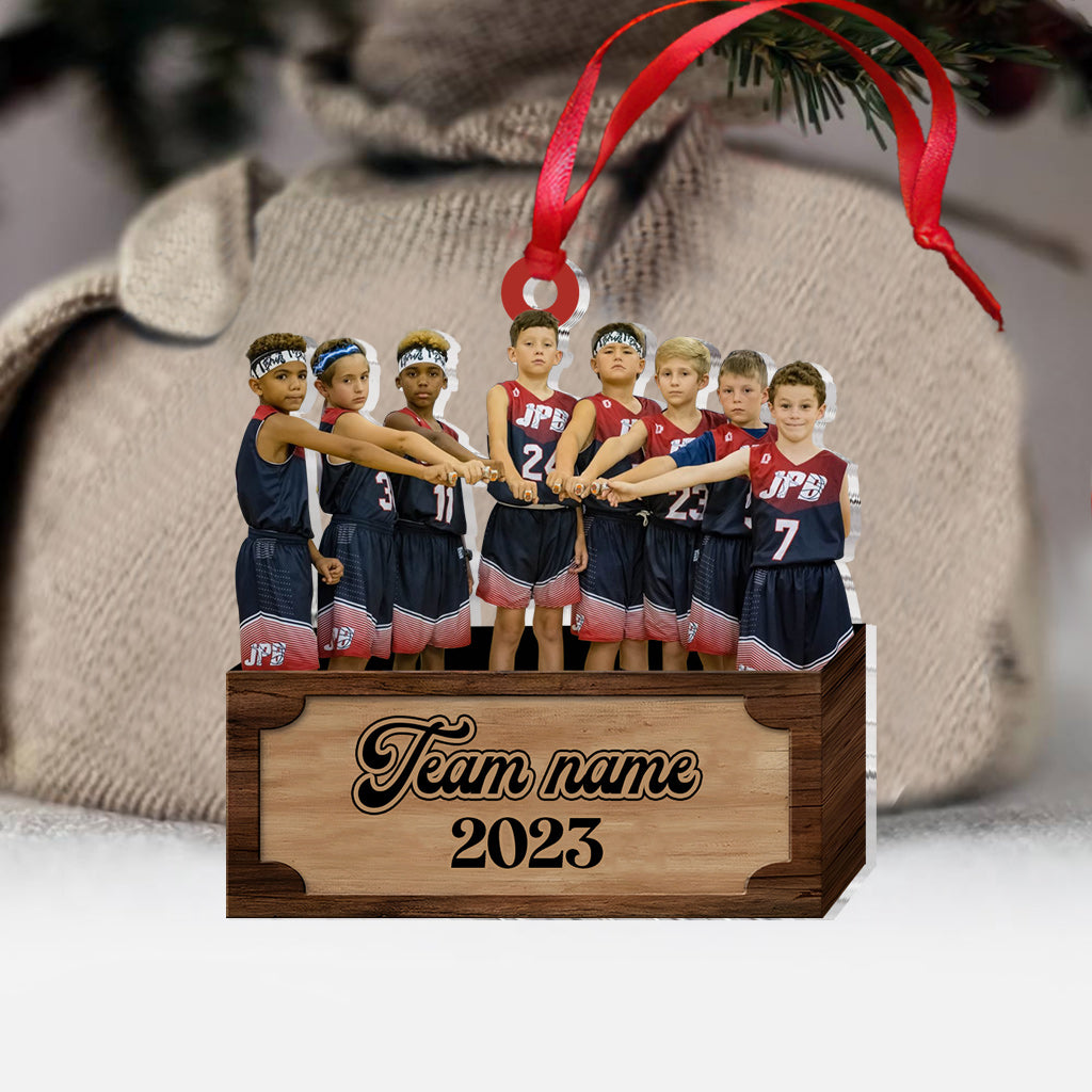 Basketball-Weihnachtsbaumschmuck – Personalisierter Basketball-Weihnachtsbaumschmuck