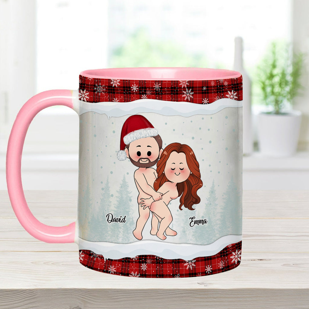 Ausgerechnet bei den seltsamsten Dingen – personalisierte Tasse für Paare
