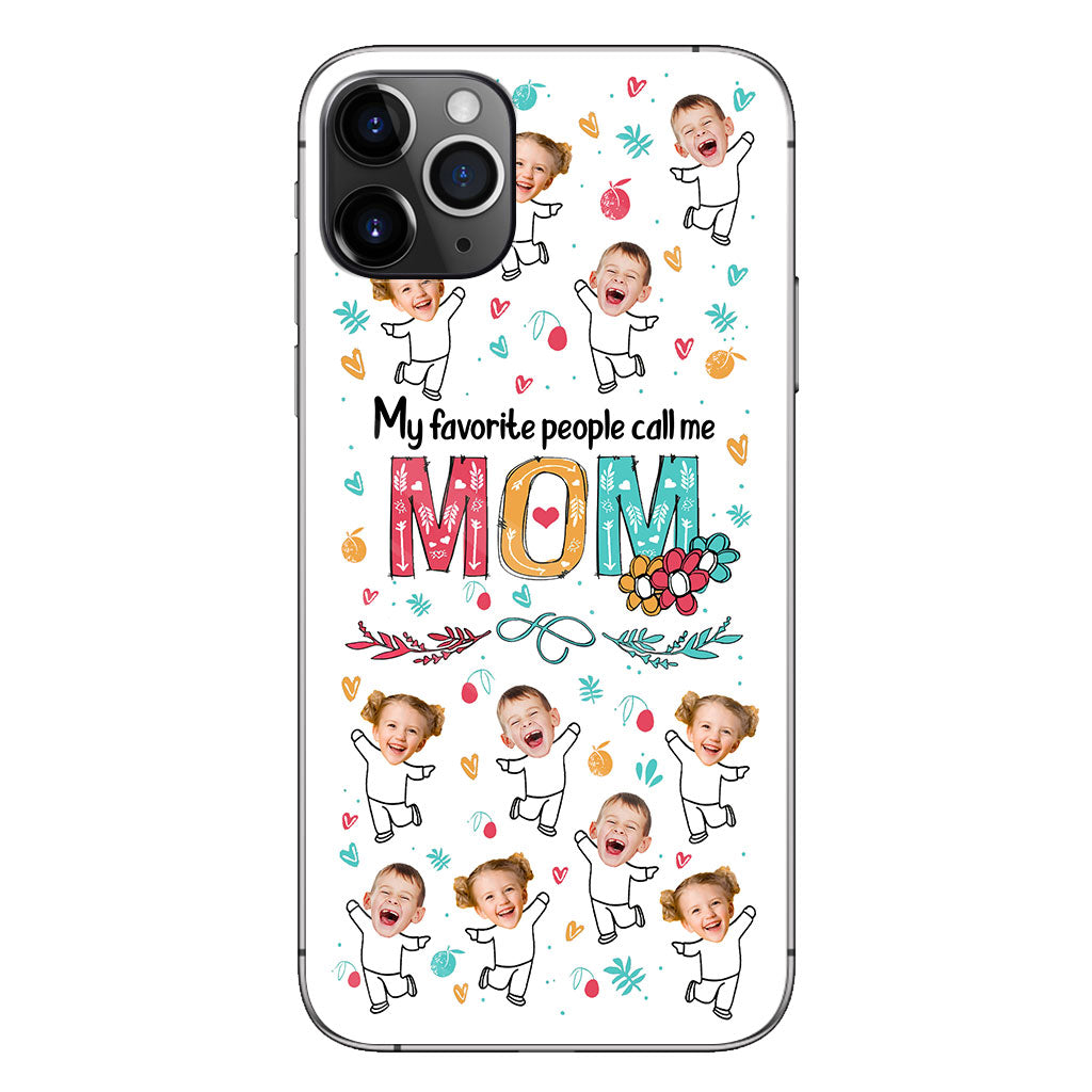 Meine Lieblingsmenschen nennen mich Nana – Geschenk für Oma, Mama – Personalisierte Handyhülle