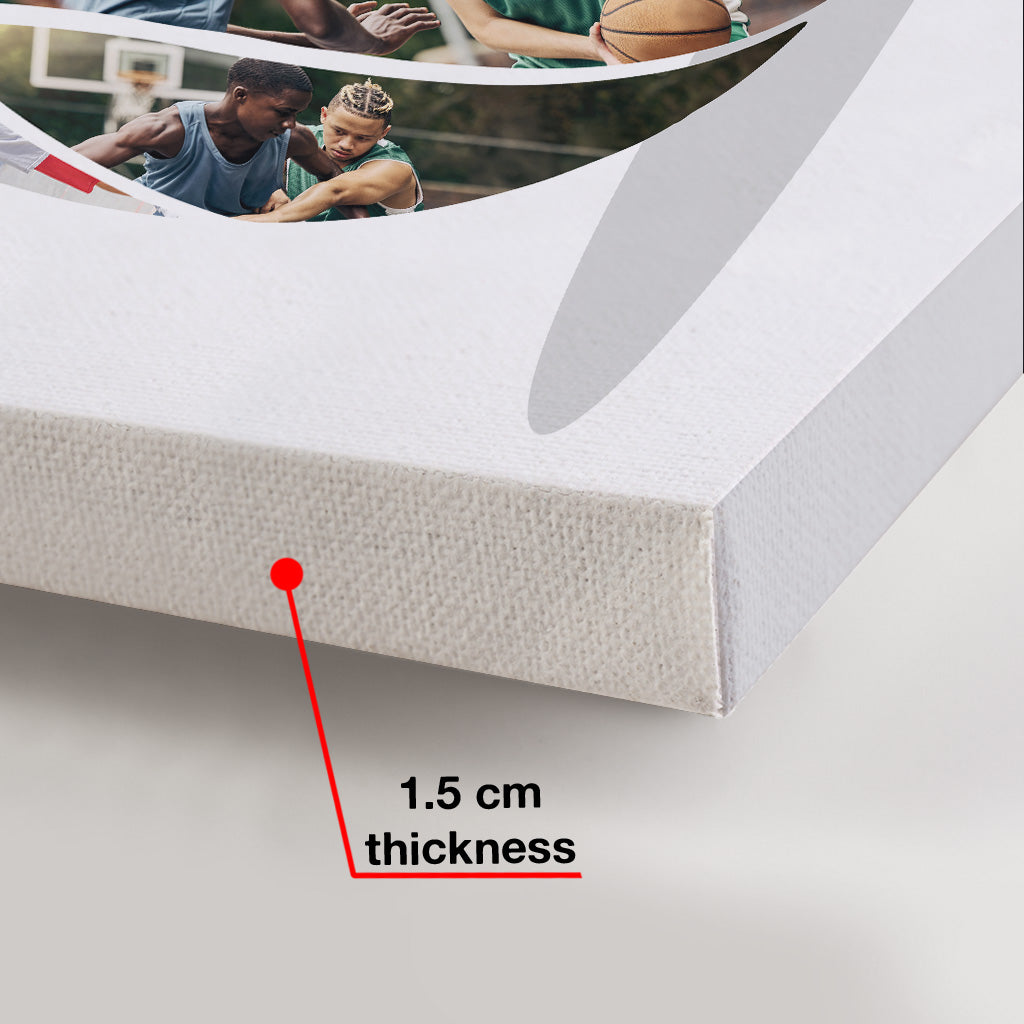 Liebe Basketball – Personalisierte Basketball-Leinwand und Poster