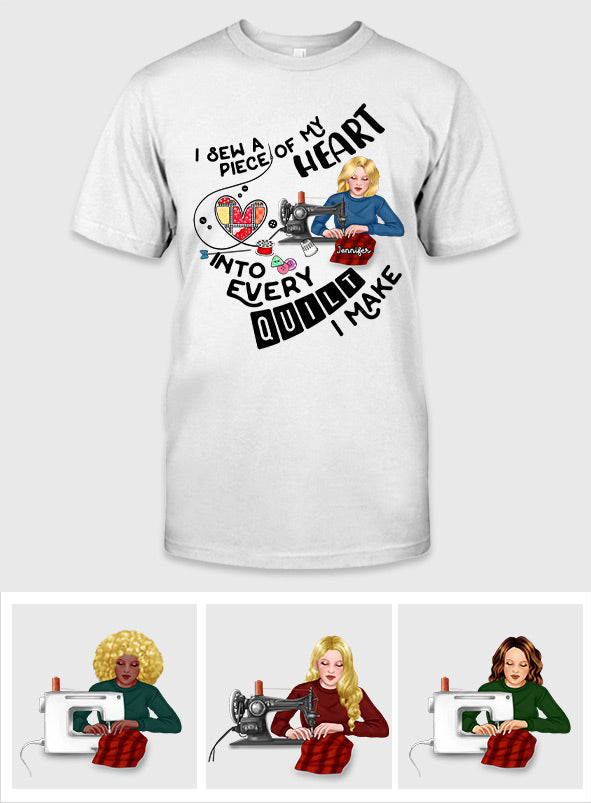 Ich nähe ein Stück meines Herzens – personalisiertes Näh-T-Shirt und Hoodie