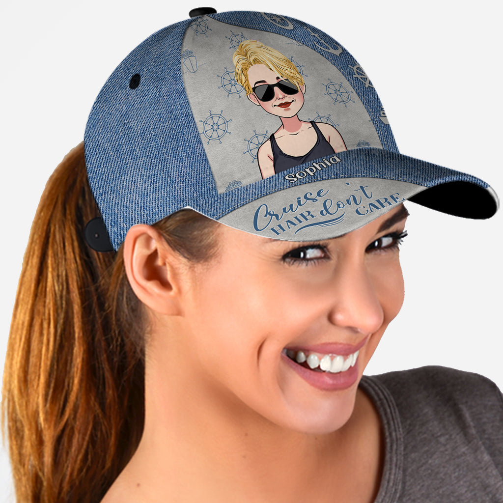 Cruise Hair Don't Care - Personalisierte klassische Kreuzfahrtkappe