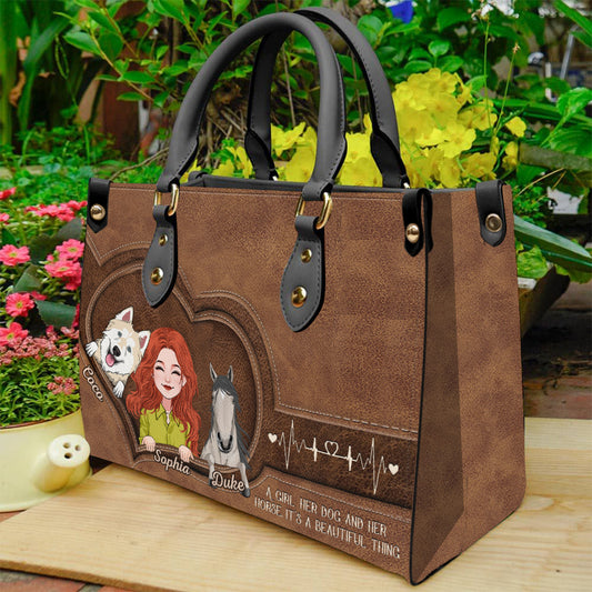 Was für ein schönes Ding – personalisierte Handtasche aus Pferdeleder