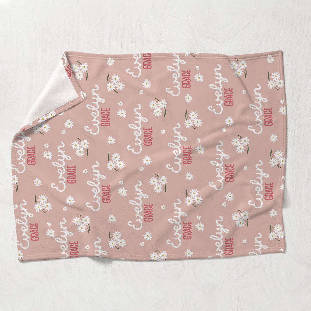 Daisy-Namenswunsch - Personalisierte Tochterdecke