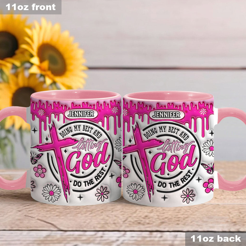 Ich gebe mein Bestes – Personalisierte Tasse mit christlichem Akzent