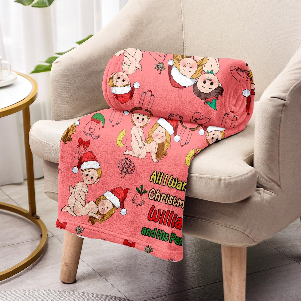 Alles, was ich mir zu Weihnachten wünsche – Personalisierte Pärchendecke