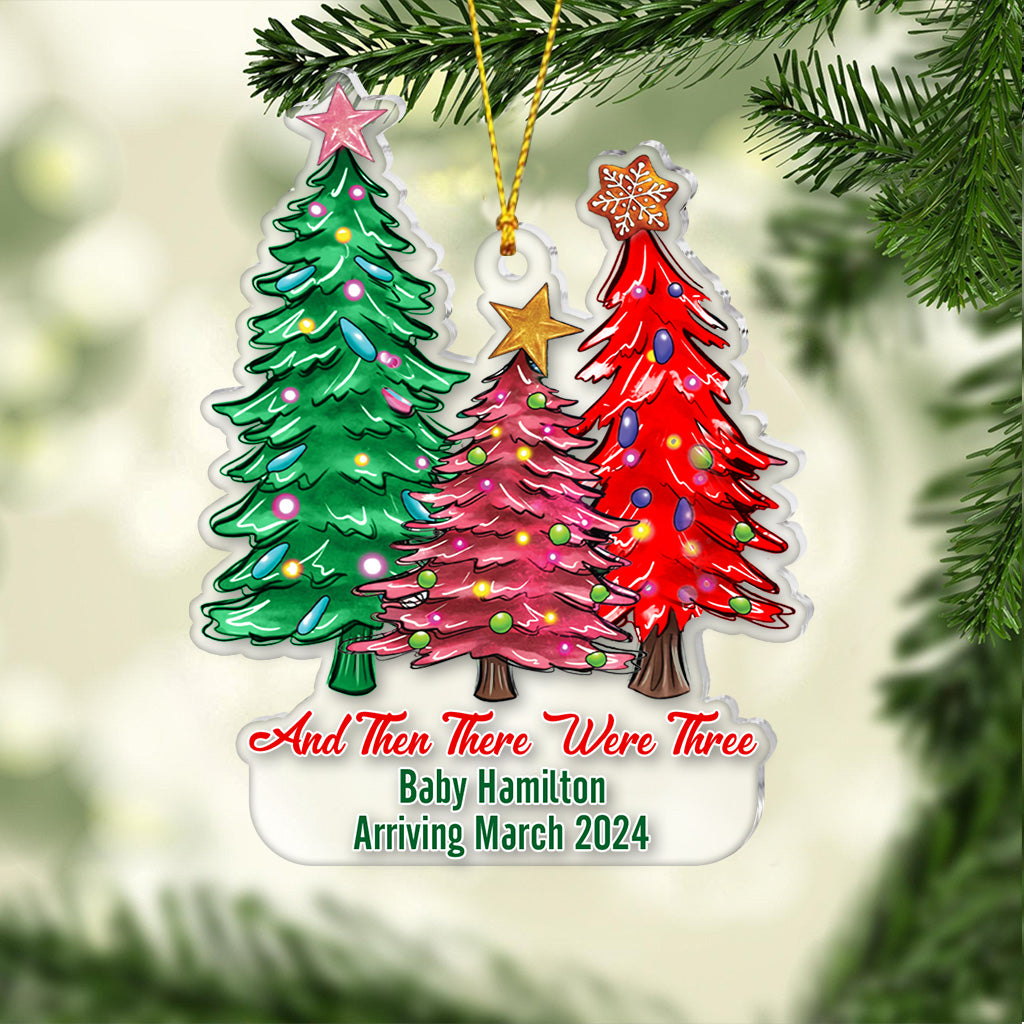 Und dann waren es drei – Personalisierter transparenter Schwangerschaftsschmuck