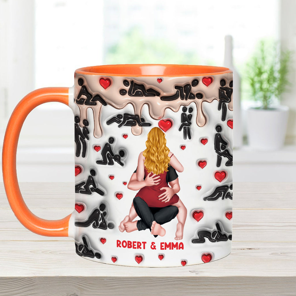 Meine Lieblingsbeschäftigung ist mit dir - Personalisierte Tasse für Paare