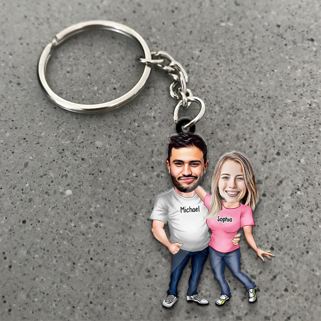 I'm Your No Return Or Refund - Personalized Couple Keychain