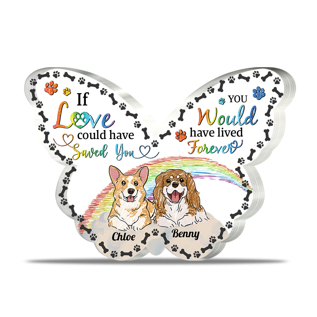 Dogs Cats Lovers - Personalized Dog Custom Shaped Acrylic Plaque