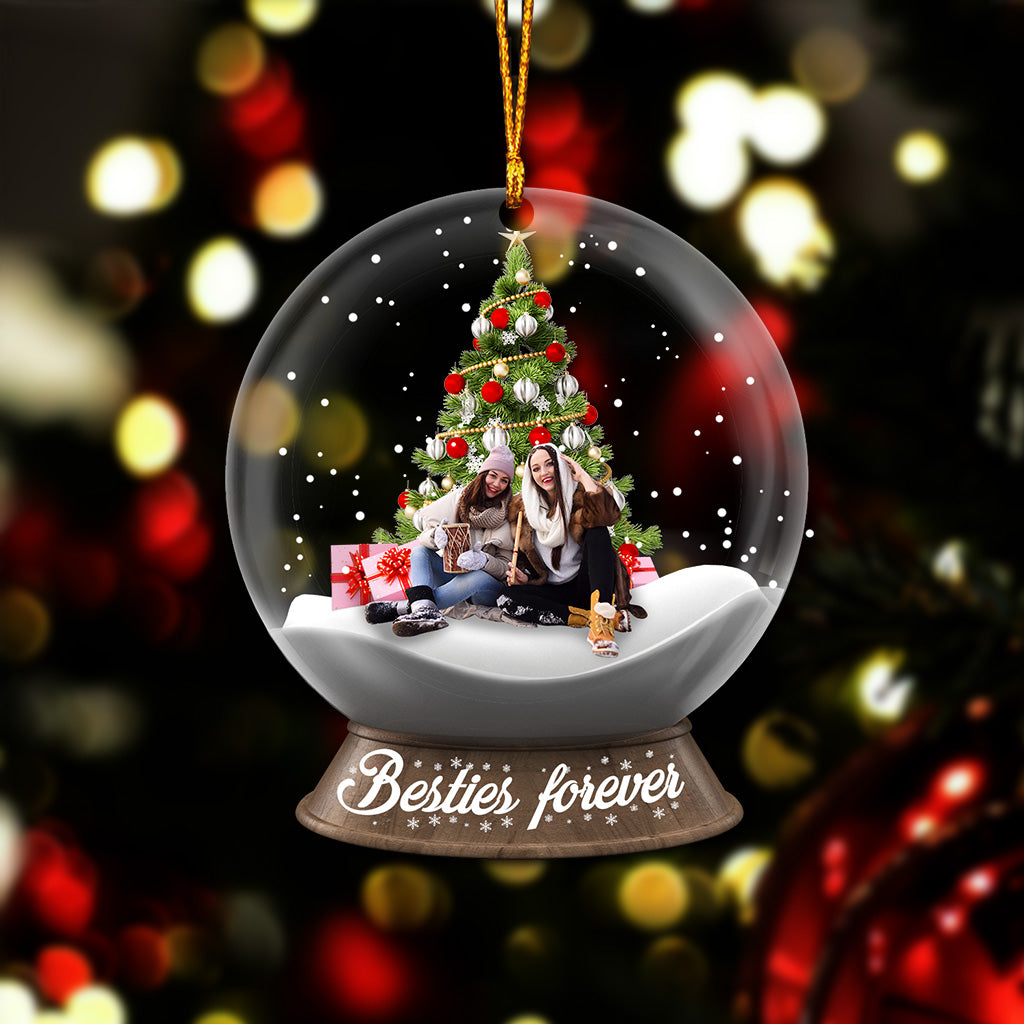 Für immer beste Freundinnen – Personalisierter transparenter Anhänger für beste Freundinnen