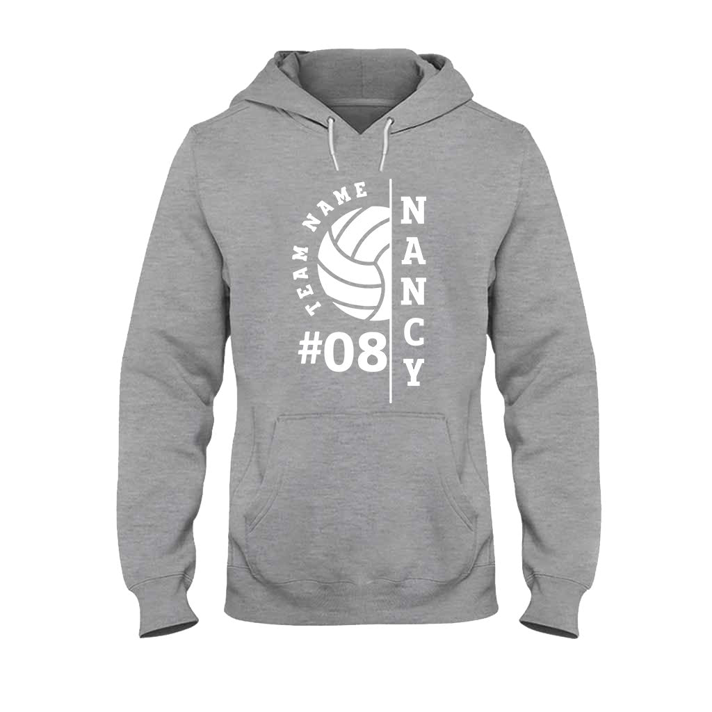Volleyball lieben – Personalisiertes Volleyball-T-Shirt und Hoodie