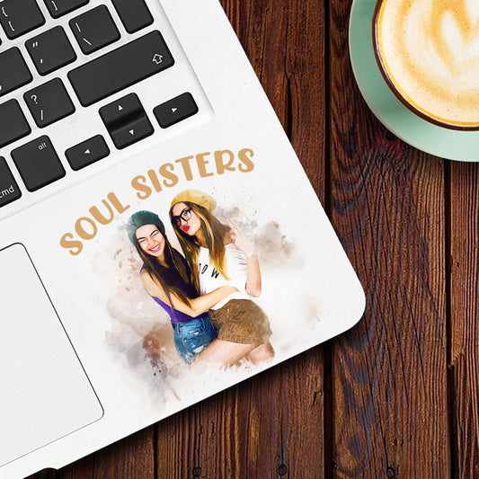 Best Friends - Personalized Bestie Decal Die Cut