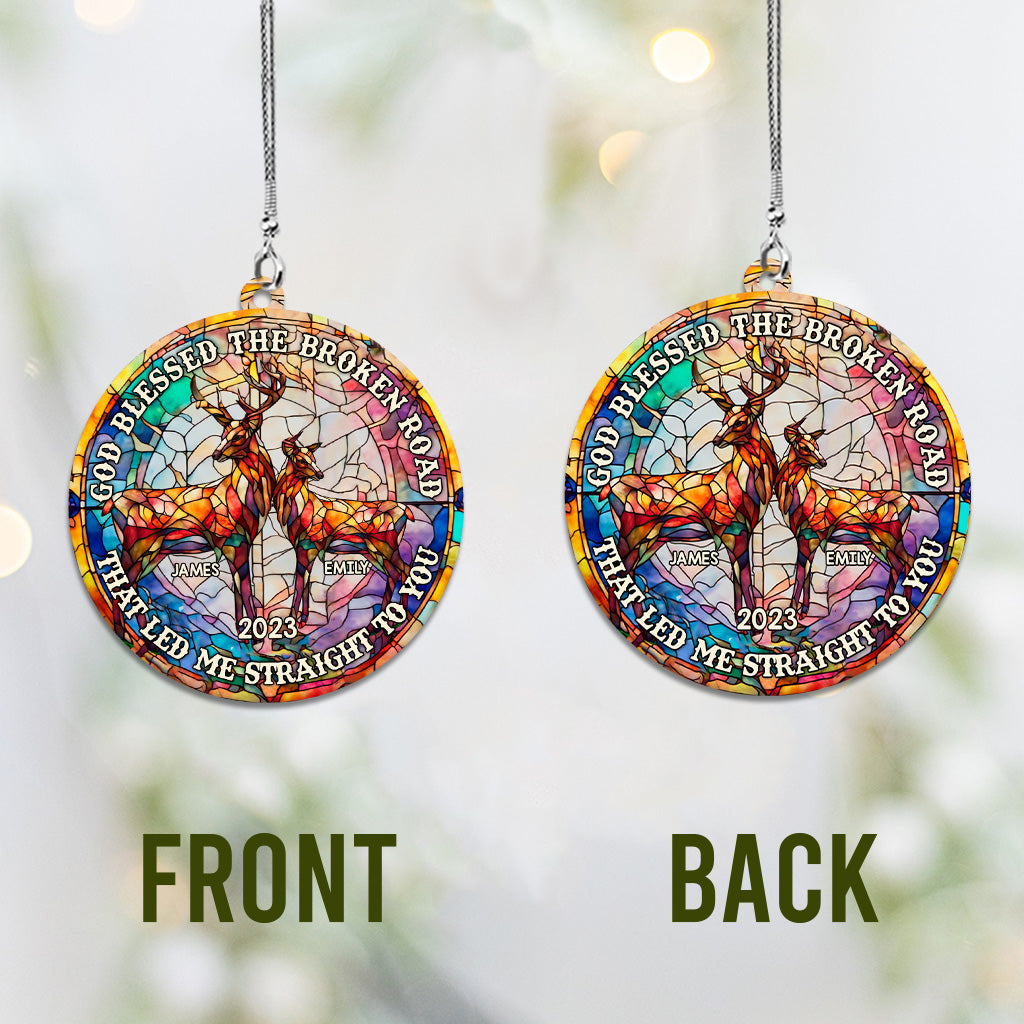 Gott segnete den zerbrochenen Weg – Personalisierter Jagdauto-Anhänger