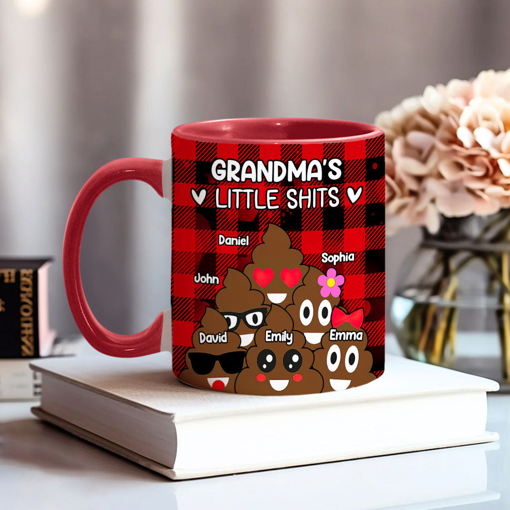 Personalisierte Tasse mit Oma-Akzent für Omas/Opas/Vaters/Mamas kleine Lieblinge