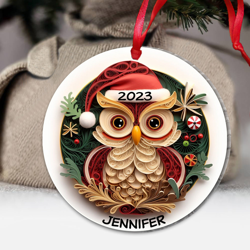 Wunderschöne Eule – personalisierter Eulenanhänger