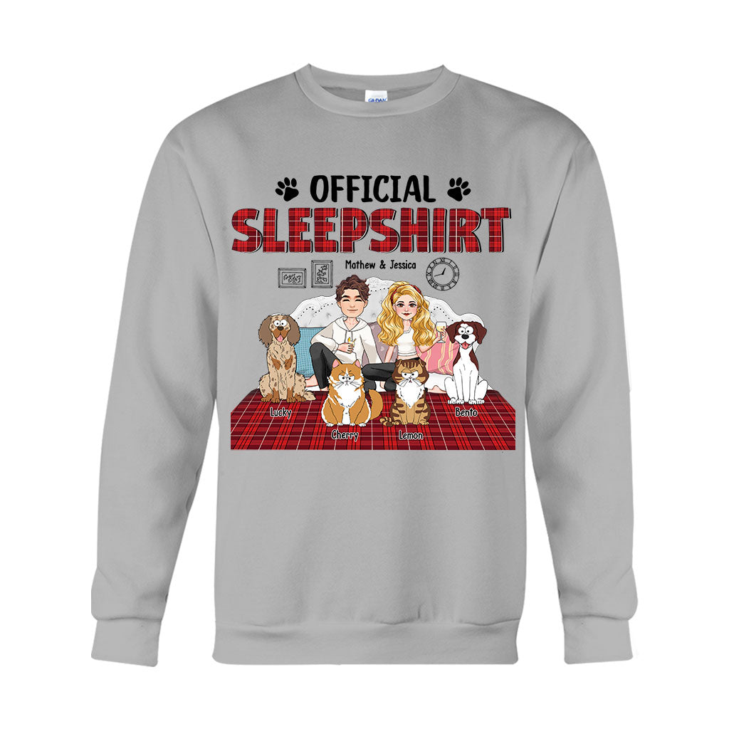 Offizielles Schlafshirt – Personalisiertes Hunde-T-Shirt und Hoodie