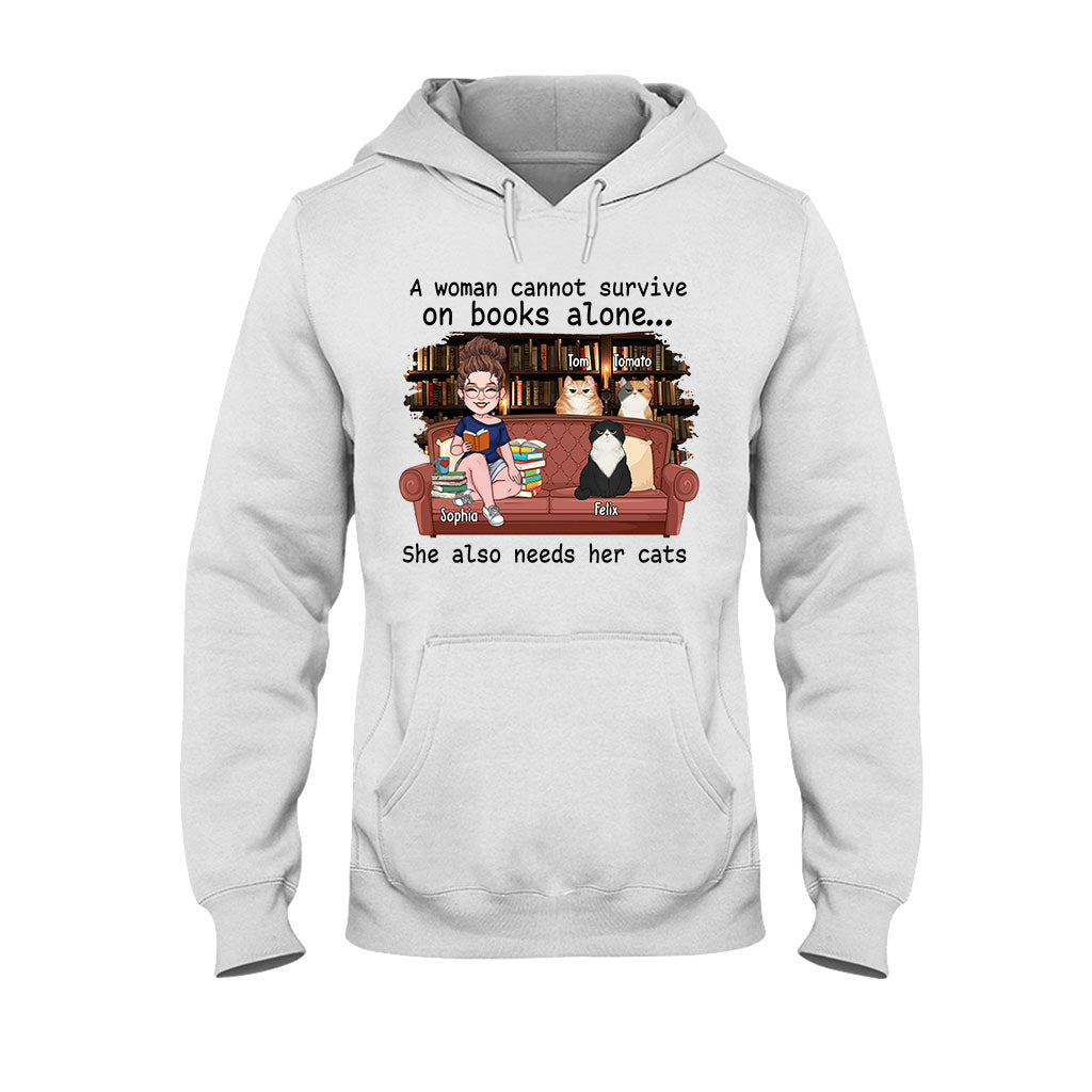 Einfach ein Mädchen, das Bücher liebt – personalisiertes Buch-T-Shirt & Hoodie