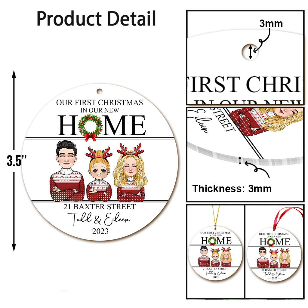 Unser erstes Weihnachten – personalisierter Einweihungsschmuck