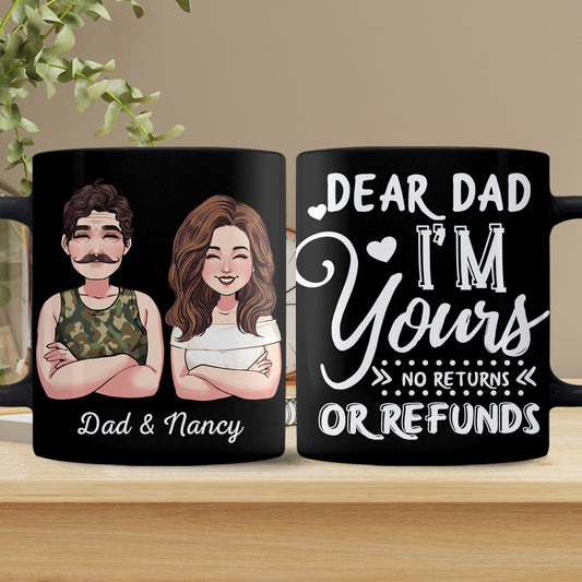 Liebe Mama, lieber Papa, ich gehöre dir – Geschenk für Mama und Papa – Personalisierte Tasse