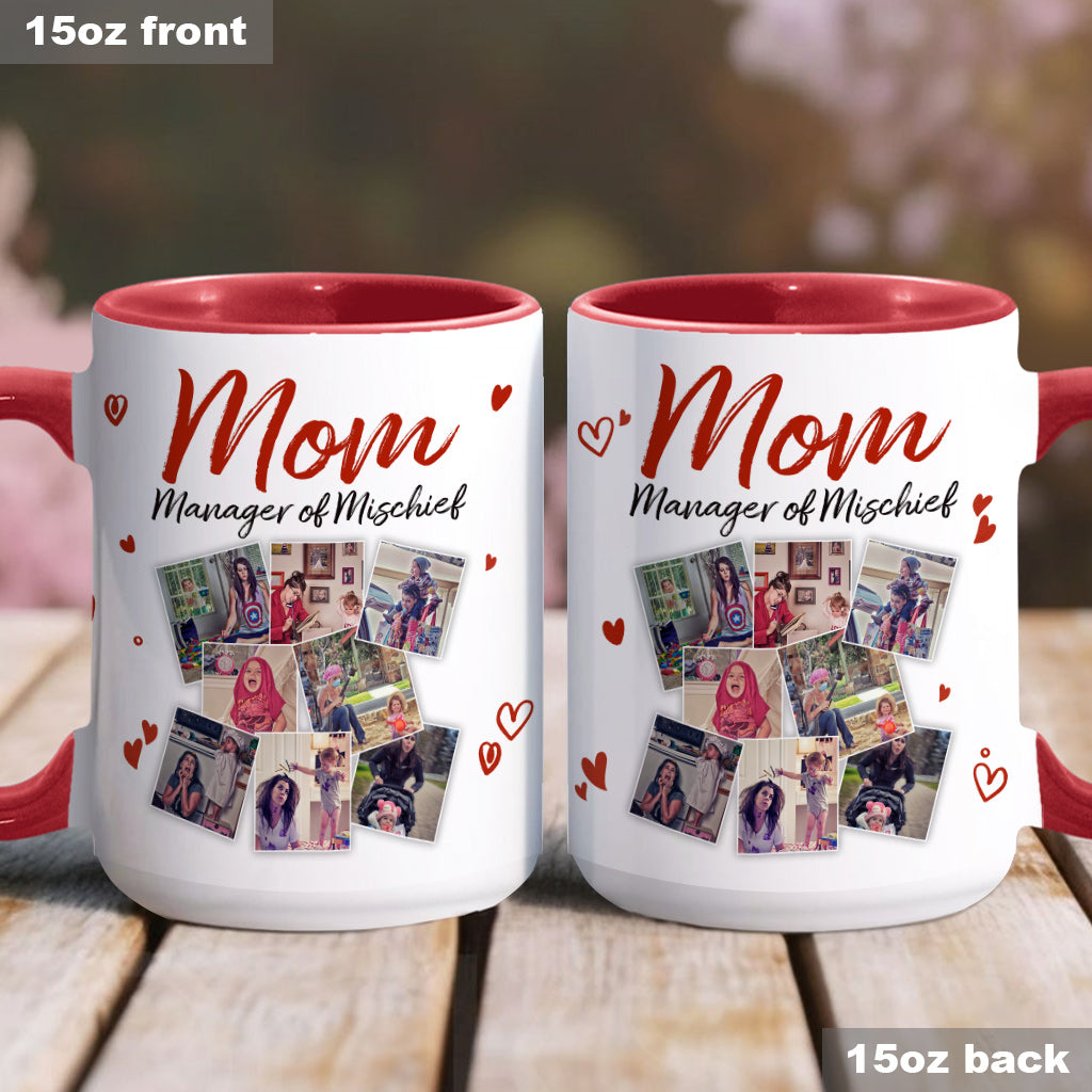 Mama, die Meisterin des Unfugs – Personalisierte Tasse mit Muttermotiv