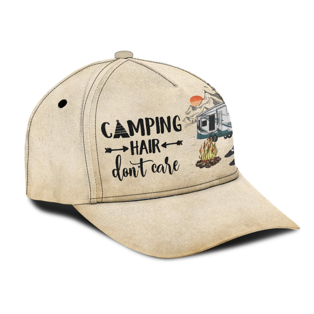 Campingfrisur egal – Personalisierte klassische Campingmütze