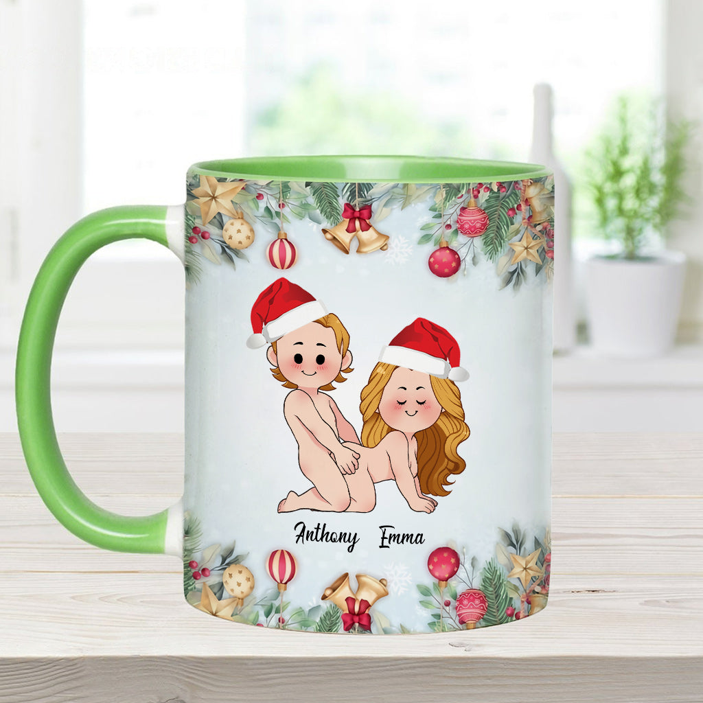 Weihnachten naht – Personalisierte Tasse für Paare