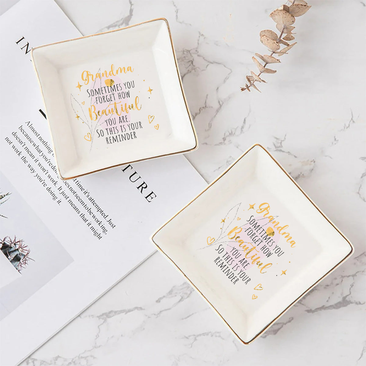 Dies ist deine Erinnerung – Geschenk für Mama, Oma, Tochter, Enkelin, Tante, Ehefrau, Freundin, Freundin – Personalisierte Schmuckschale