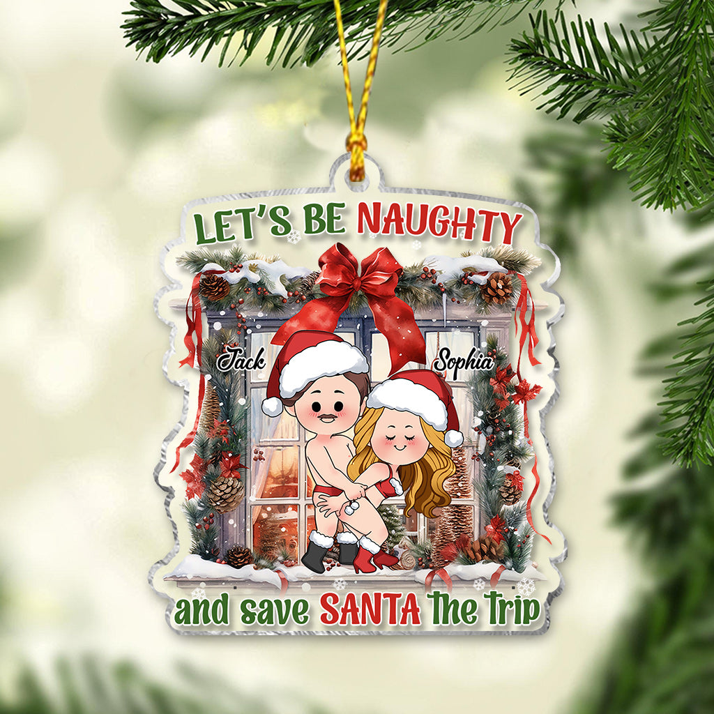 Lasst uns frech sein – Personalisierter transparenter Pärchen-Anhänger