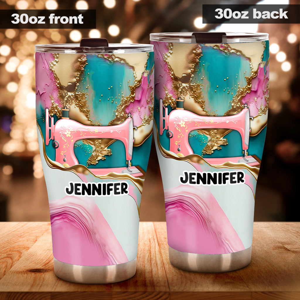 Nähbegeisterung – Personalisierter Nähbecher