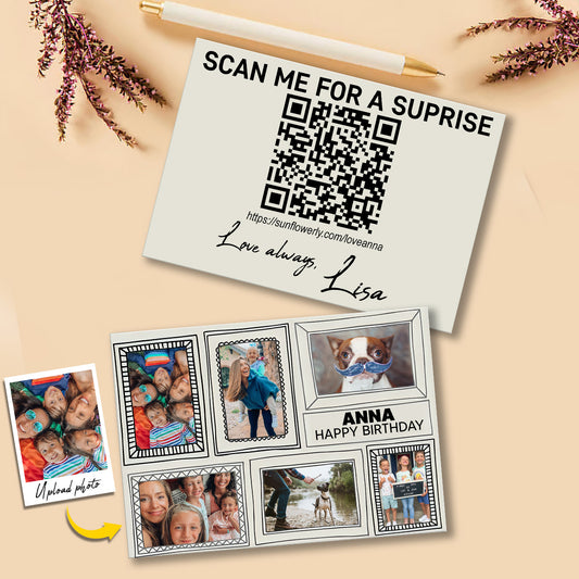 Any Message - Personalized QR Greeting Card
