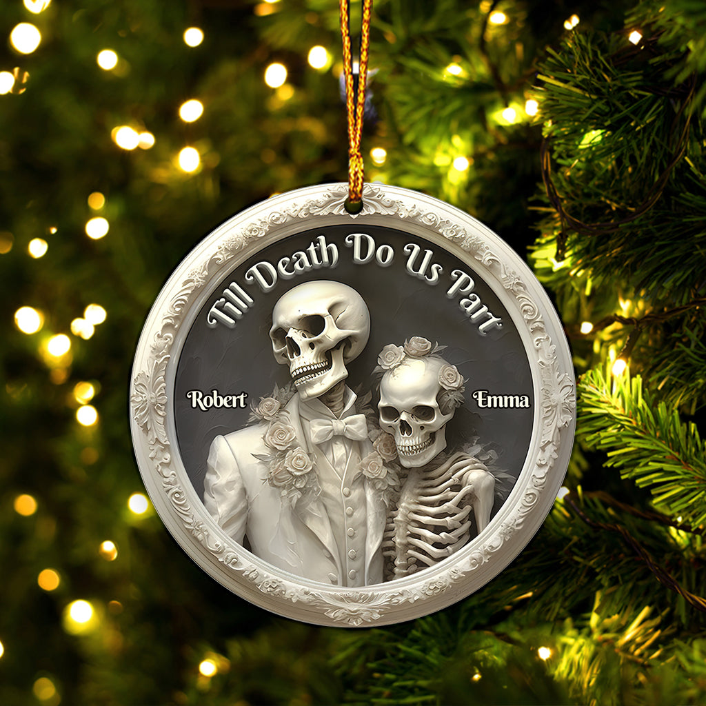 Bis dass der Tod uns scheidet – Personalisierter Totenkopf-Anhänger