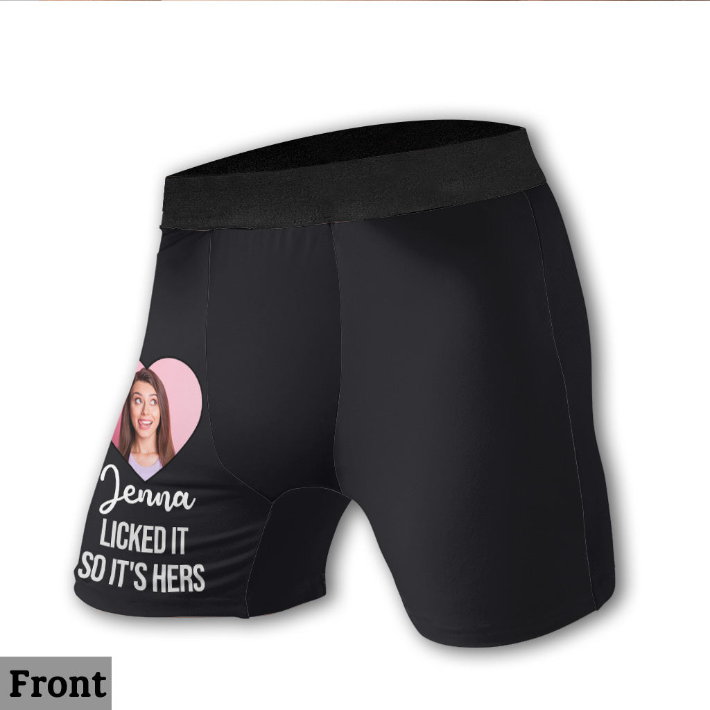 Lick It – Personalisierte Boxershorts für Herren für Paare