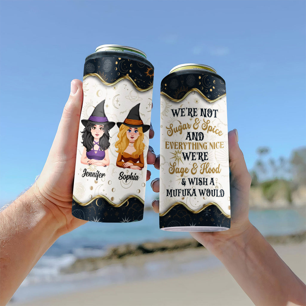 Wir sind nicht Sugar and Spice – Personalisierter Hexen-Dosenkühler