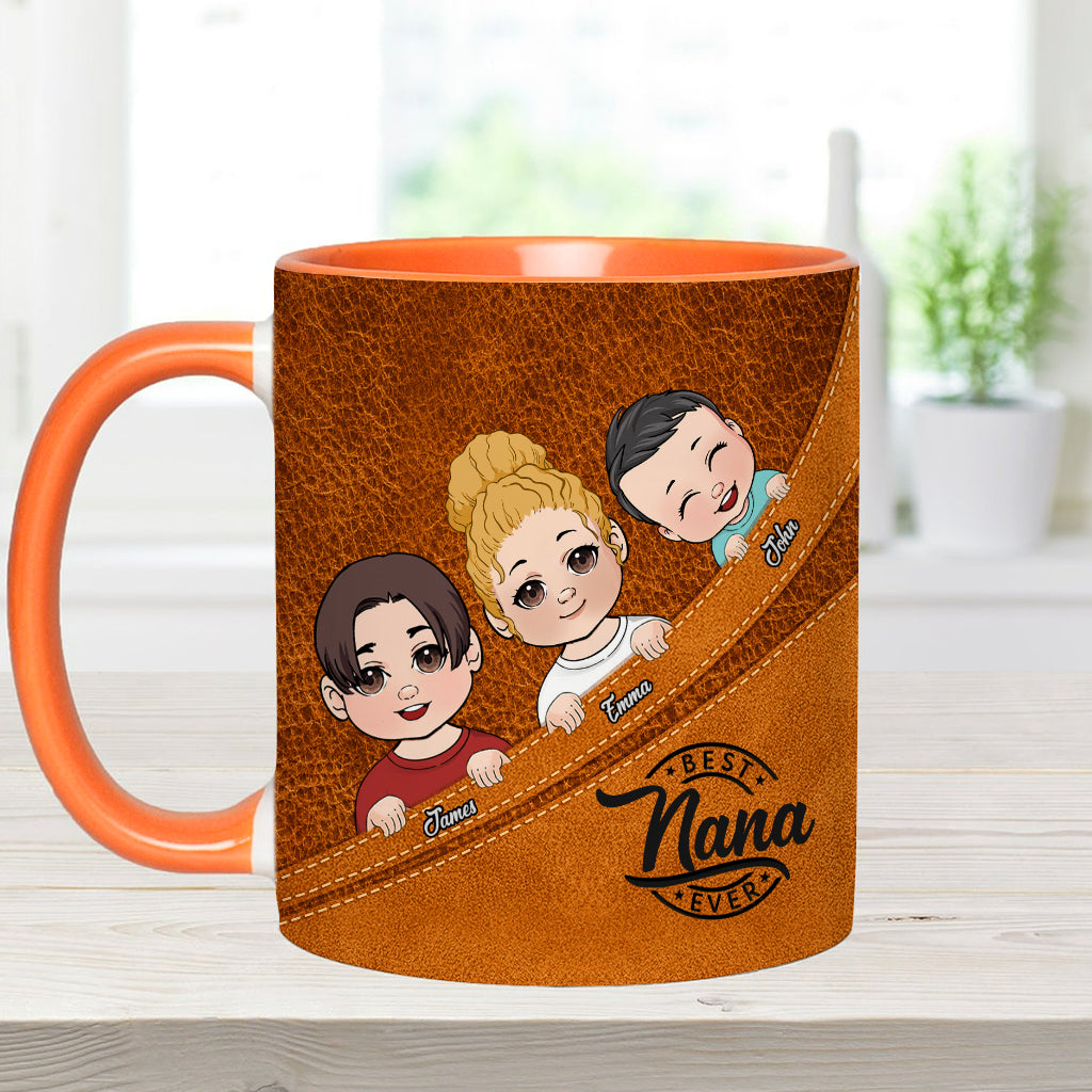 Beste Oma / Opa / Papa / Mama aller Zeiten - Personalisierte Tasse mit Oma-Akzent