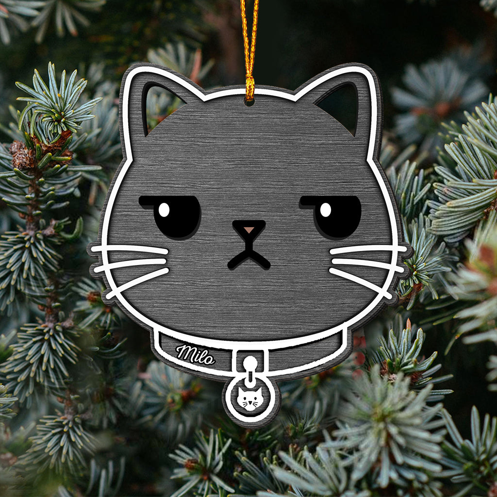 Miau-Weihnachten – Personalisierter Katzenanhänger