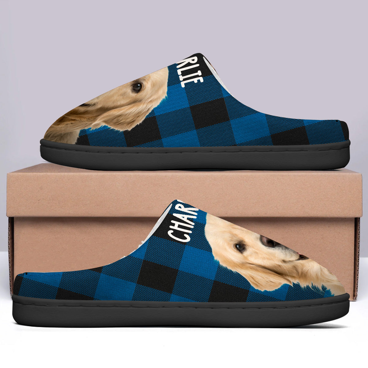 Fellbaby – personalisierte Hundepantoffeln