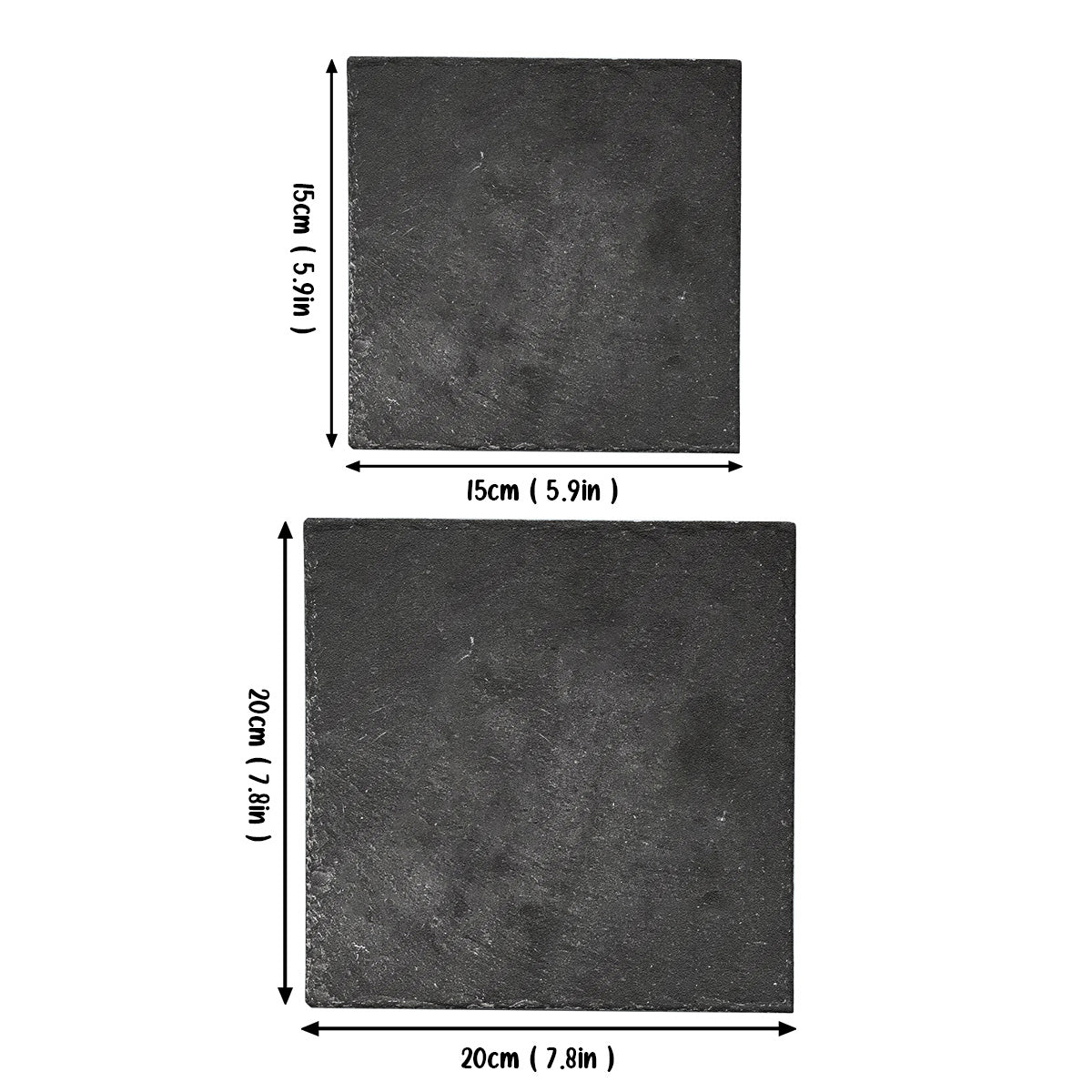 Diejenigen, die wir lieben, gehen nicht fort – personalisierter quadratischer Stein in Hundeform