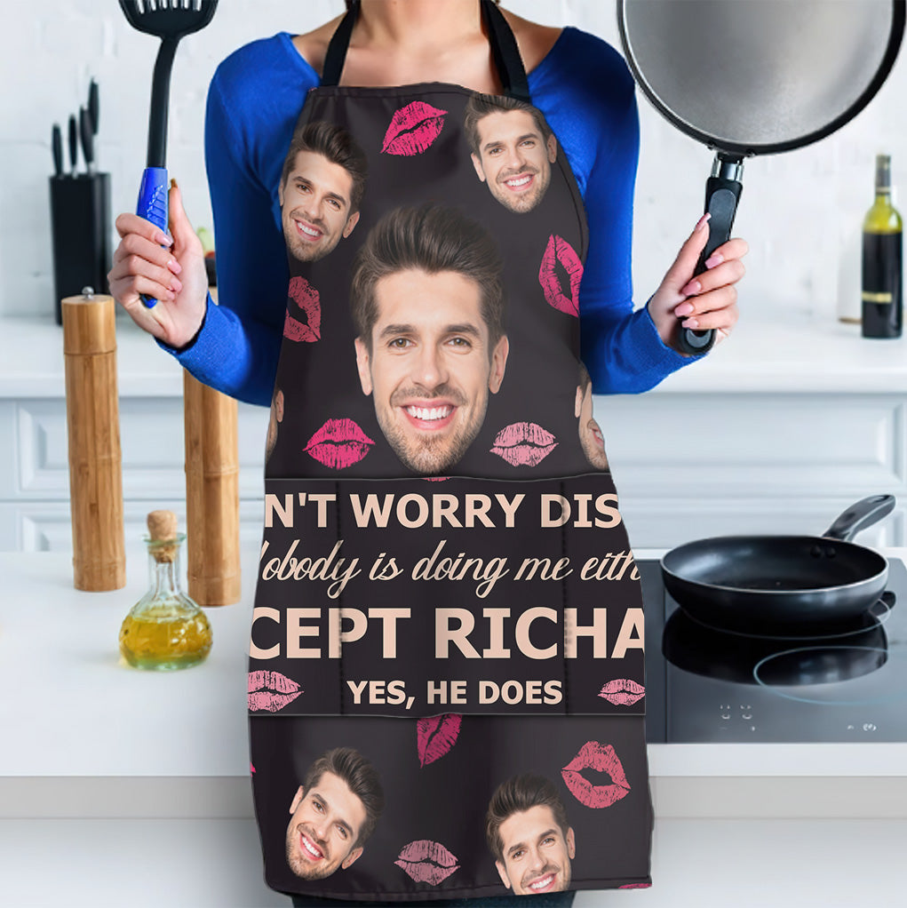 „Don't Worry Dishes“ – Geschenkidee für Paare (Ehemann, Ehefrau, Freundin, Freund) – Personalisierte Schürze